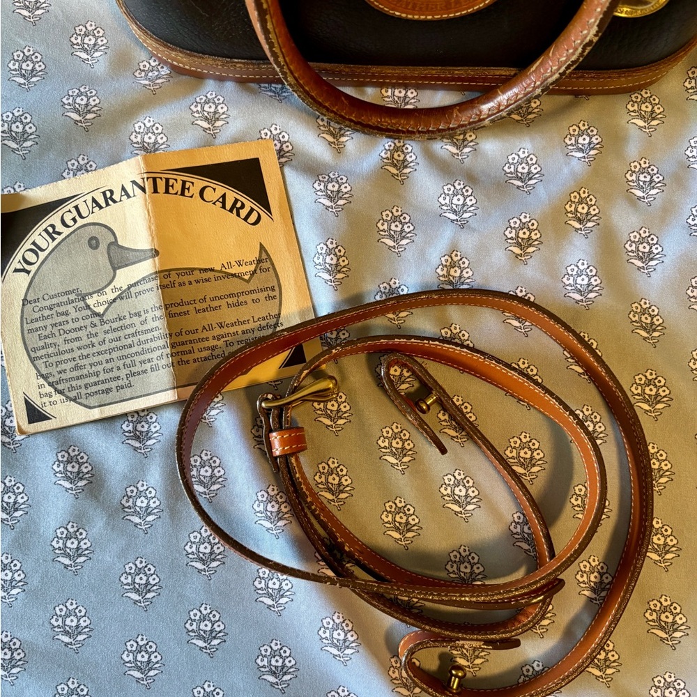 Dooney & Bourke Black and Tan Satchel - Picture 10 of 11